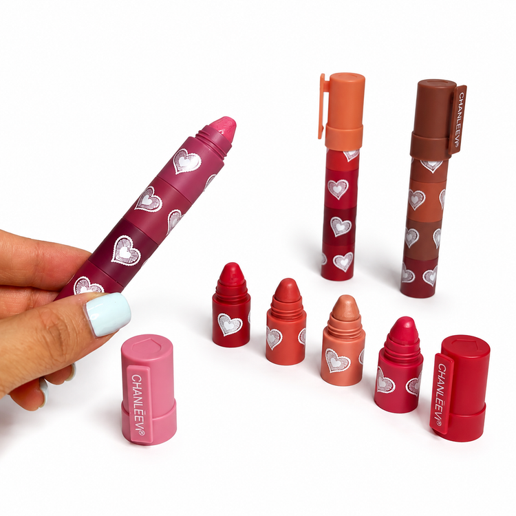 رژ لب ۴ رنگ چانلیوی مدل Matte Lipstick 4 in 1